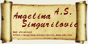 Angelina Singurilović vizit kartica